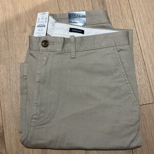 J.Crew Men’s Chino Khaki Straight Flex 36x34 Brand new w/ Tags